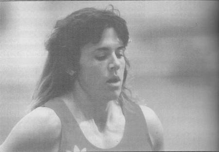 Sandra Myers, la actual recordwomen absoluta de España, de 100, 200 y 400 metros lisos al aire libre, la cual con su positiva aportación, contribuyó en gran manera para el auge del atletismo español